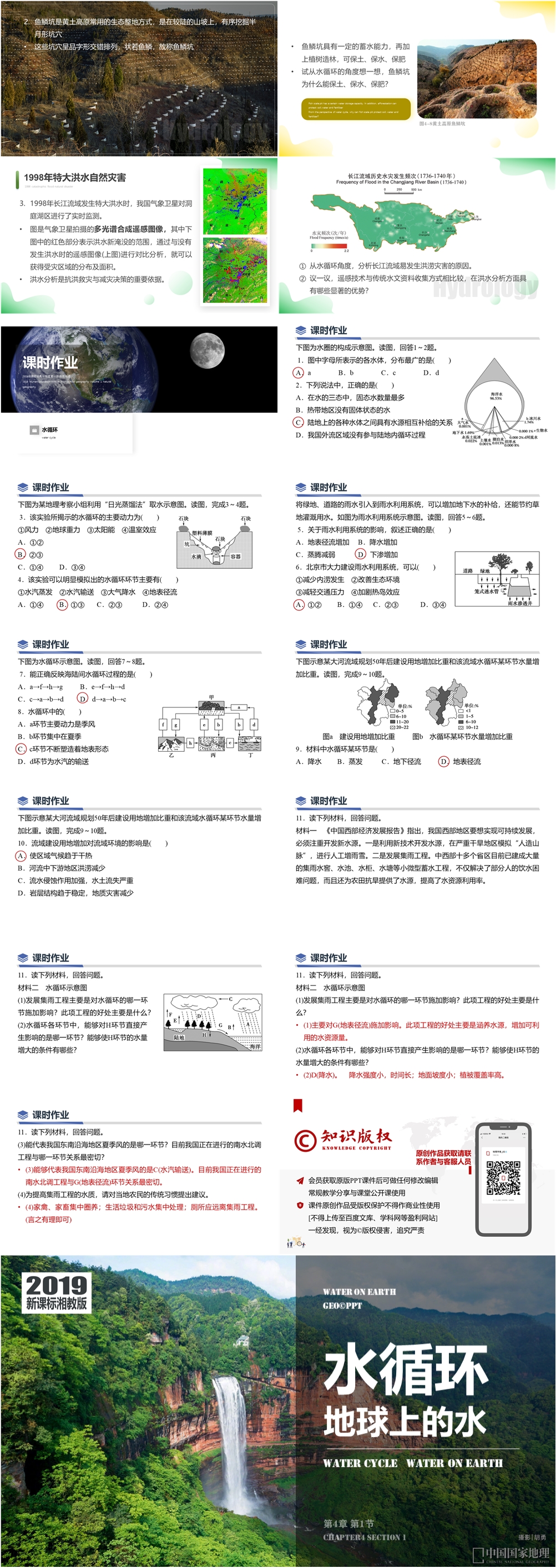 [2019版 新课标] 湘1.4.1 水循环-04.jpg