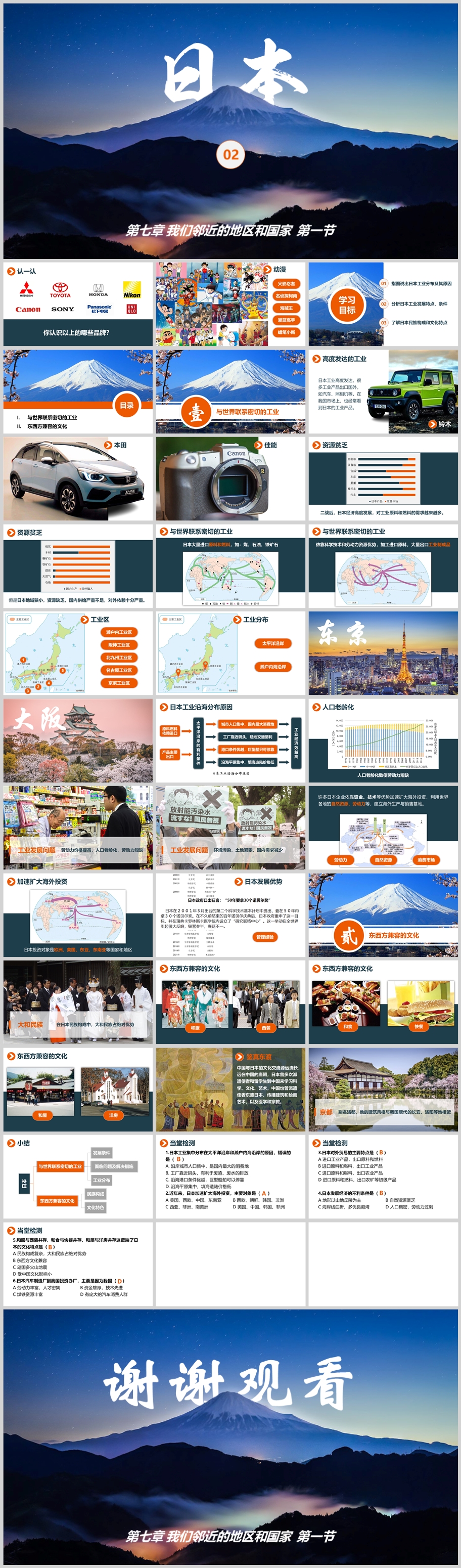 第七章我们邻近的地区和国家 第一节《日本》第2课时 拼图.jpg