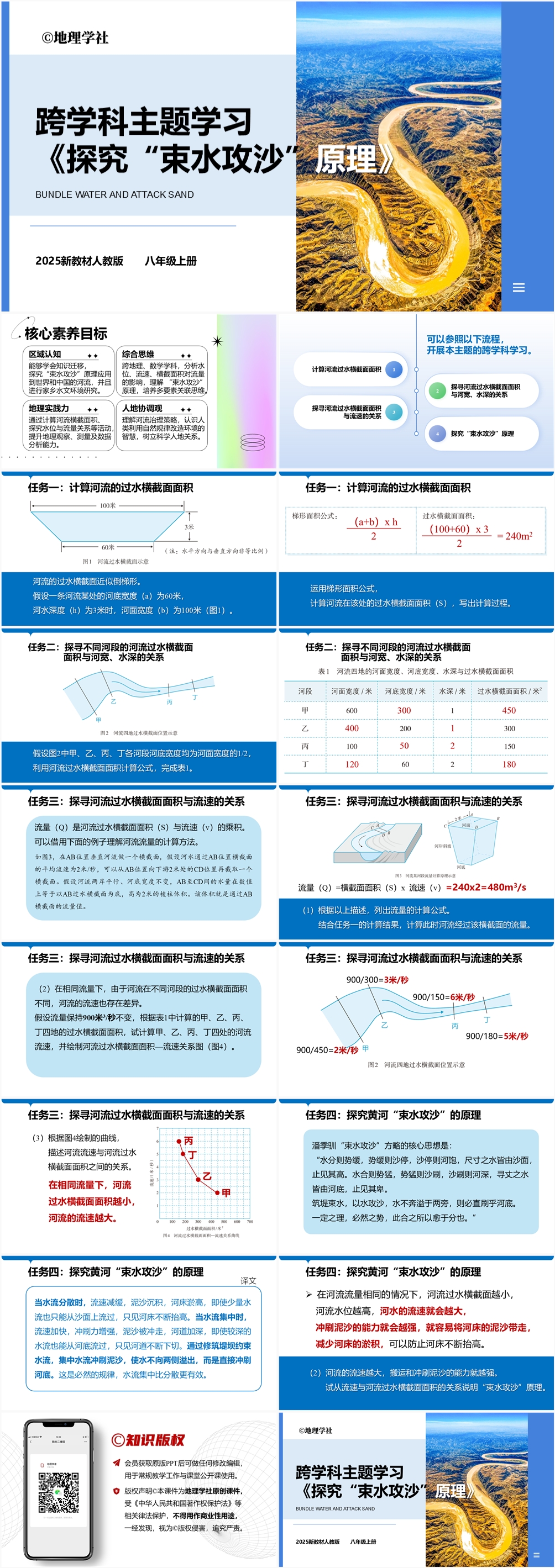 【2025 新教材】人教版 初中地理 八(上) 跨学科主题学习1《探究“束水攻沙”原理》.jpg