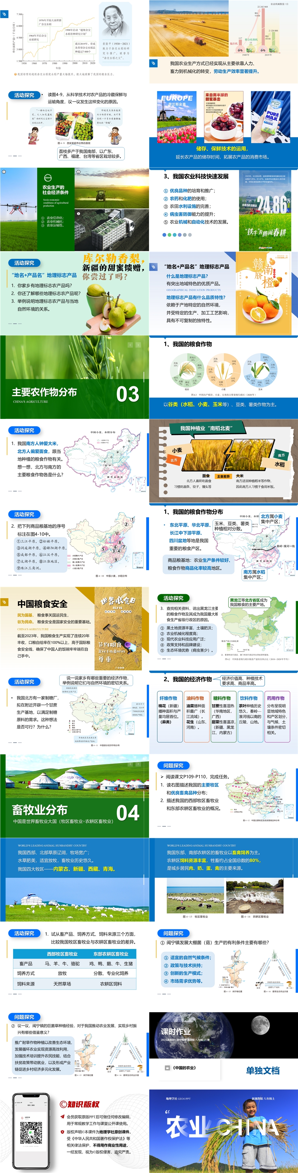176188437610731.jpg 【2025 新教材】湘教版 初中地理 八(上) 4.1 《中国的农业》-02.jpg